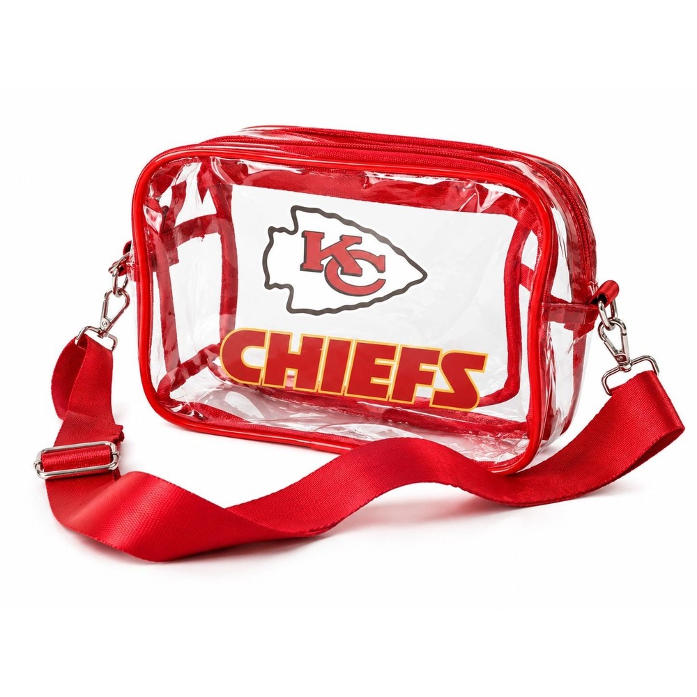 Kansas City Chiefs Clear Crossbody Bag
